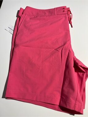 Amazon Essentials Men’s Hot Pink swim trunks